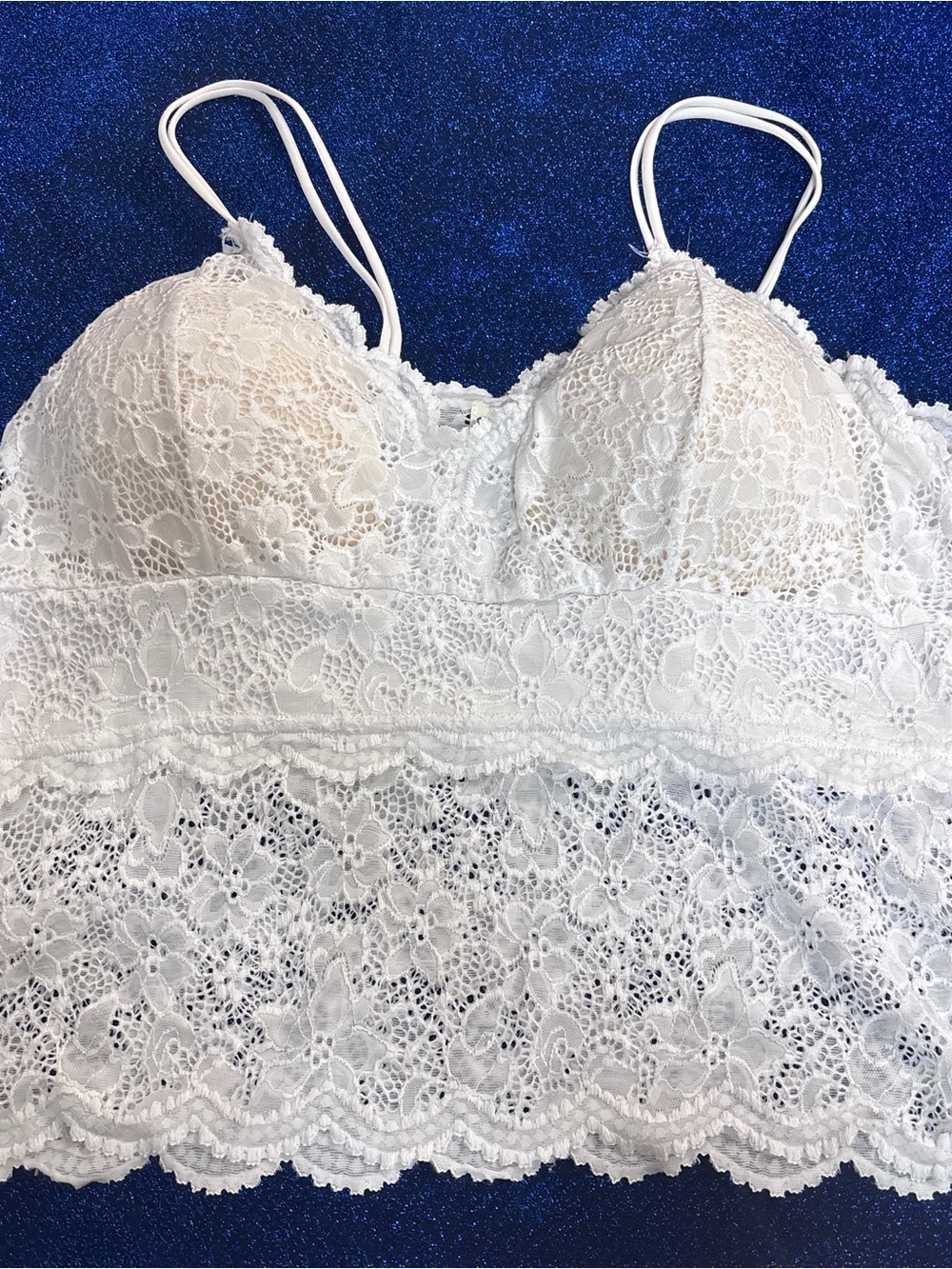 eye candy White Lace Bralette Cami